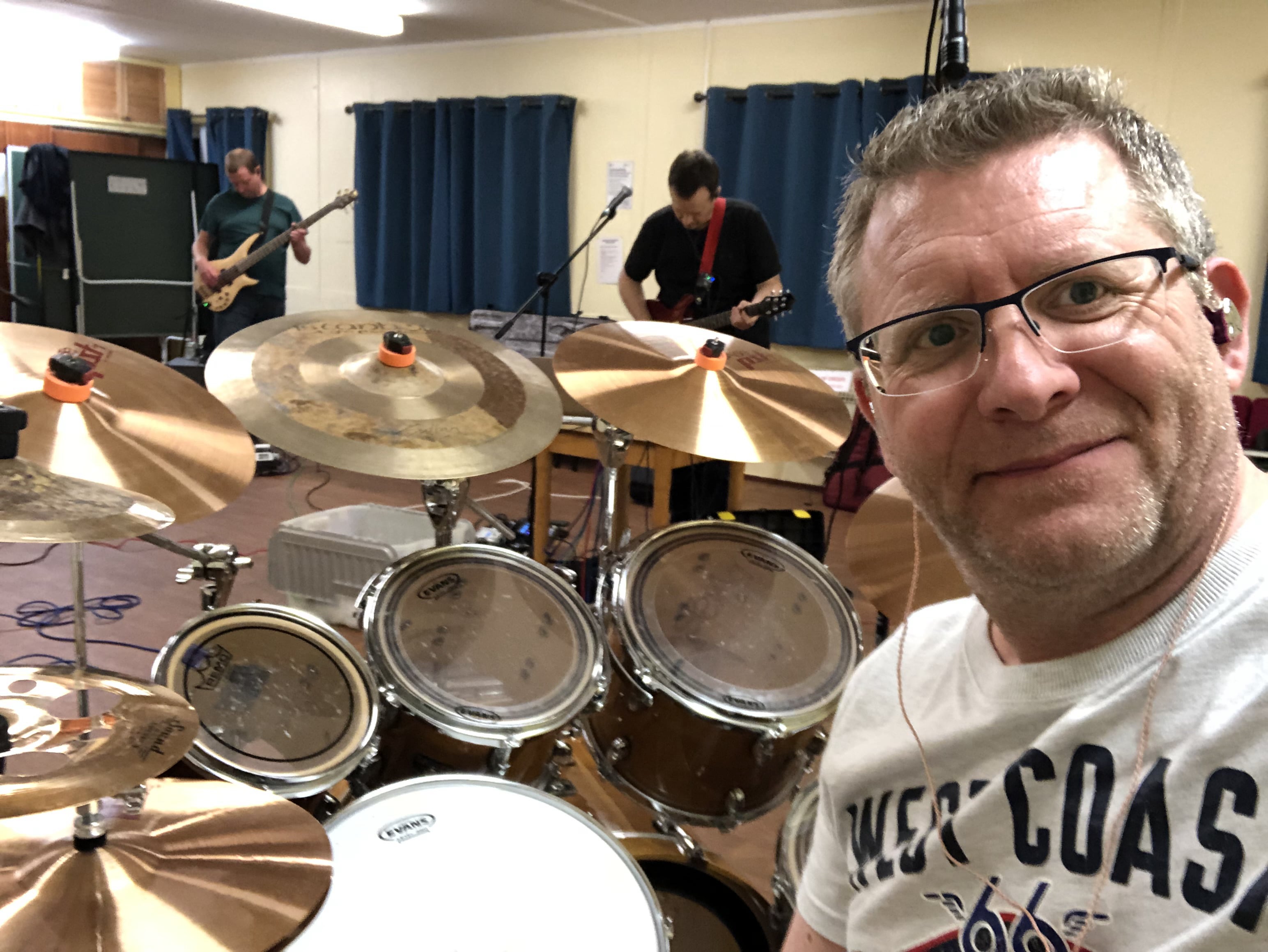 Rehearsal at our usual spot